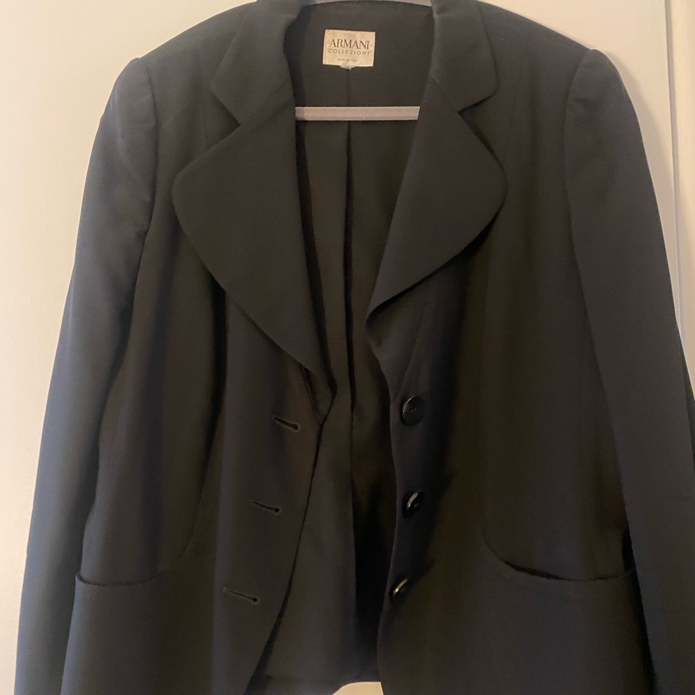 Black Giorgio Armani jacket